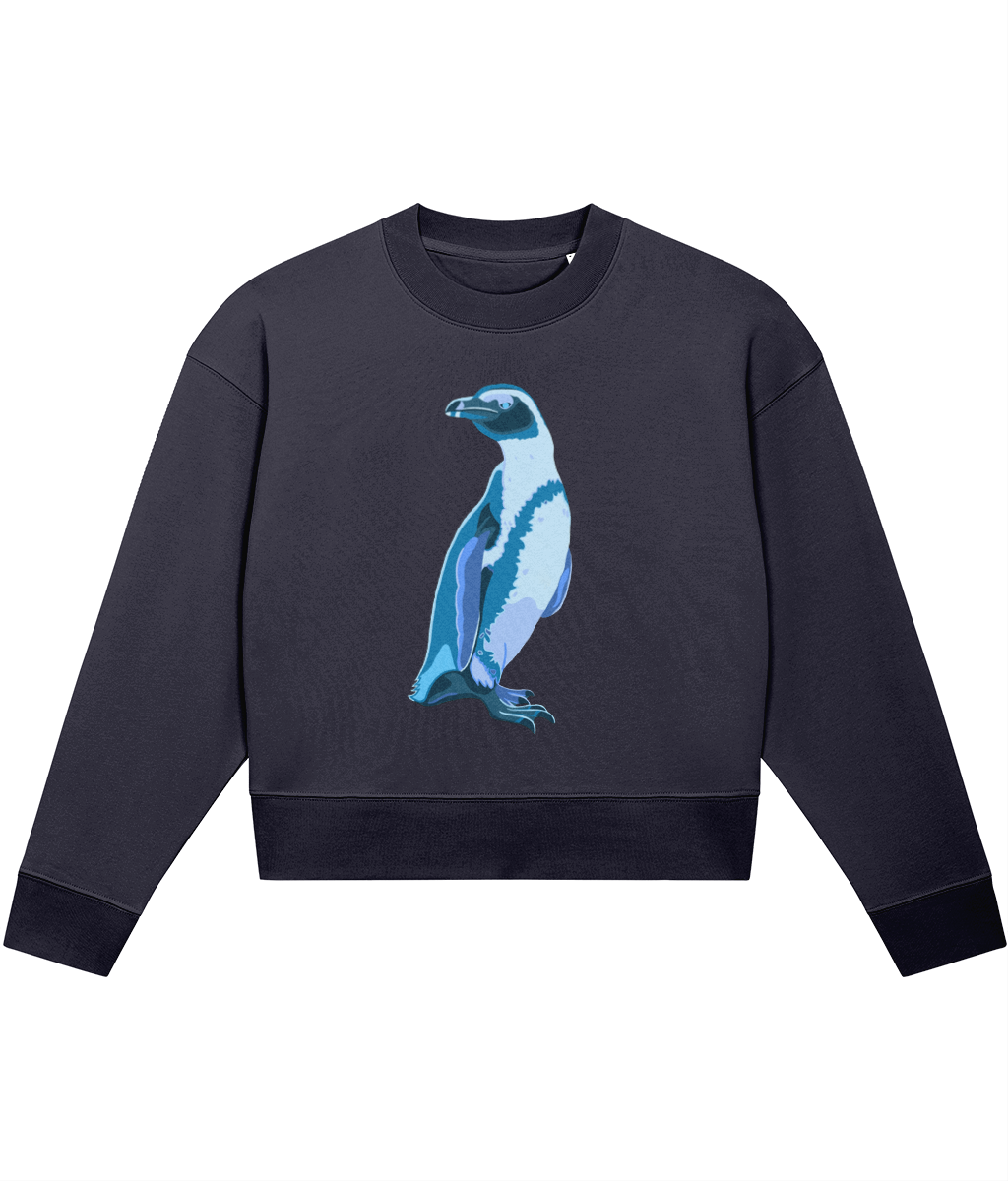 Cropped African Penguin Sweatshirt