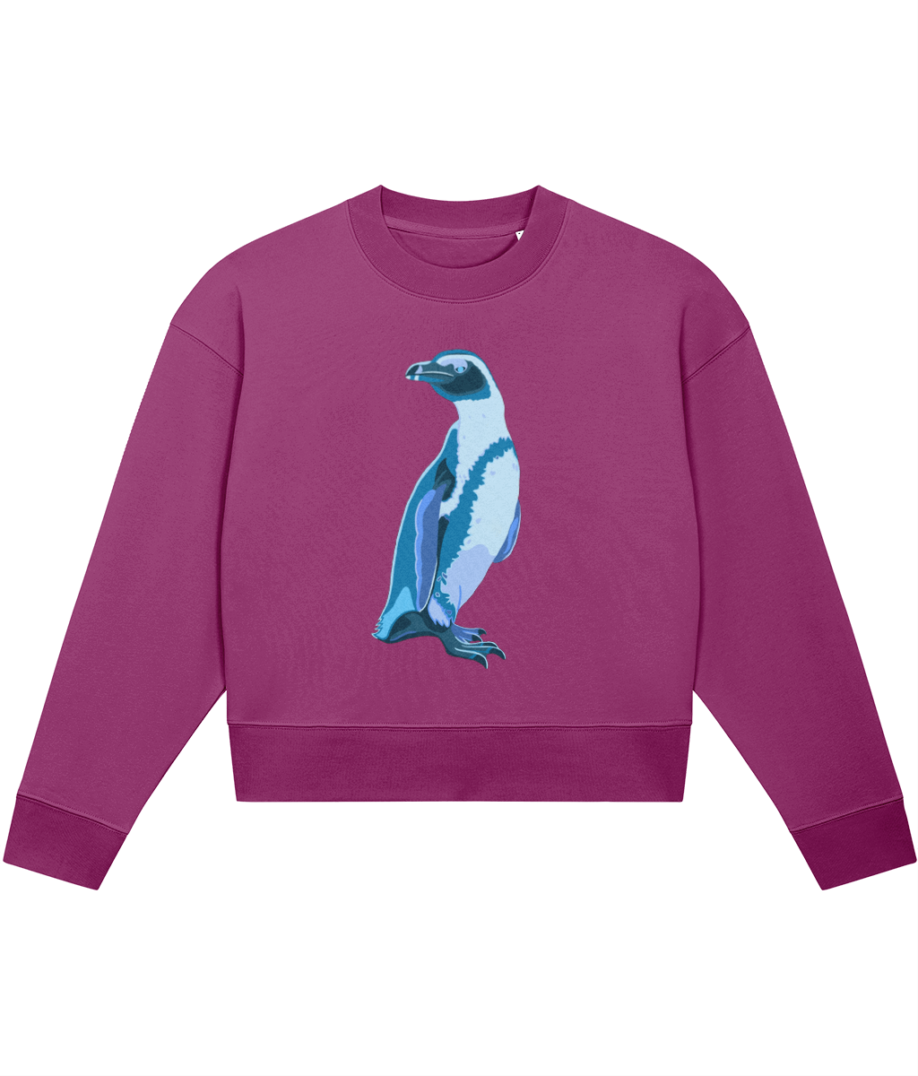 Cropped African Penguin Sweatshirt