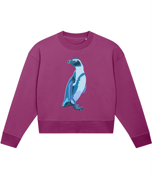 Cropped African Penguin Sweatshirt