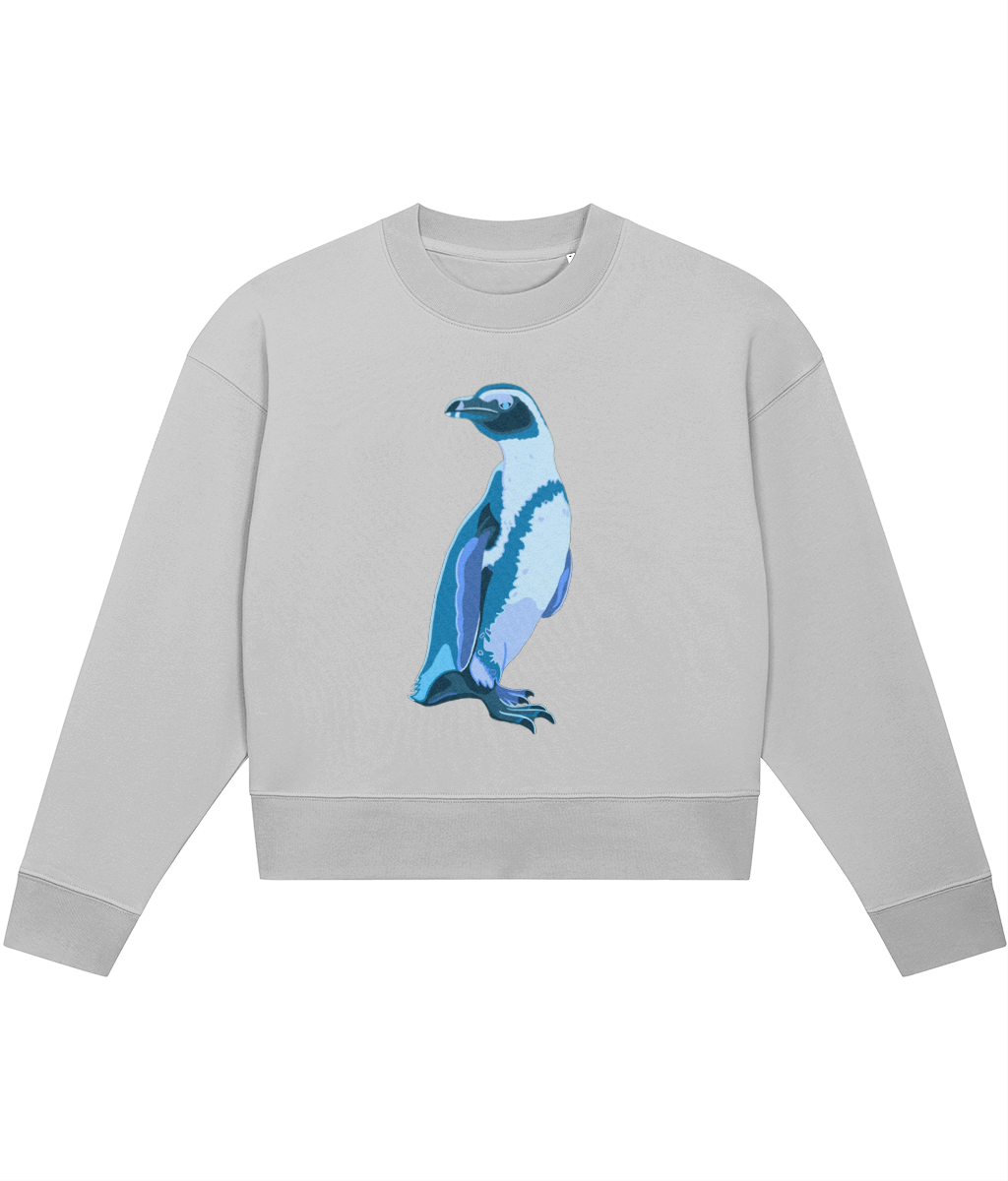 Cropped African Penguin Sweatshirt